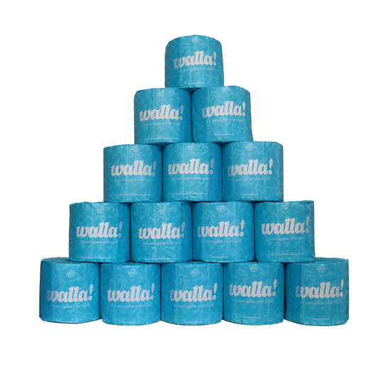 Walla Uncloggable Bamboo Toilet Paper